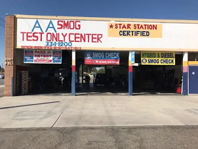 AA Smog Check storefront