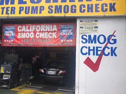 California Test Only Smog Check storefront