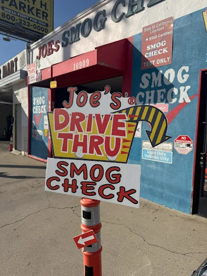 Joe's Drive Thru Smog Check Star Station storefront