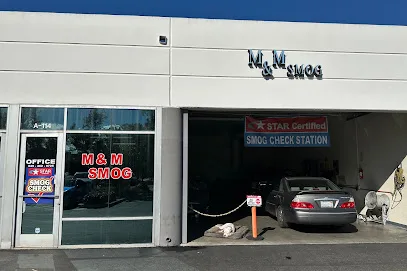 M & M Smog storefront