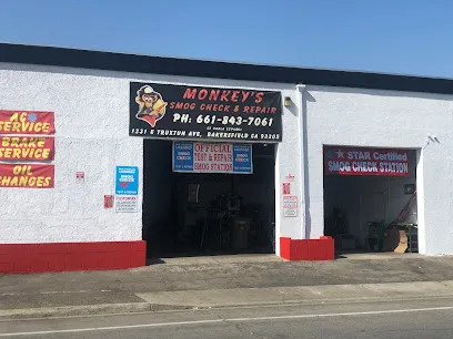 Monkey’s Smog Check and Repair STAR STATION storefront