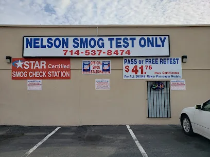 Nelson Smog Test Only storefront