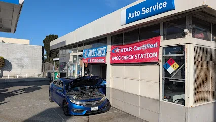 Precise Chevron Star Smog storefront