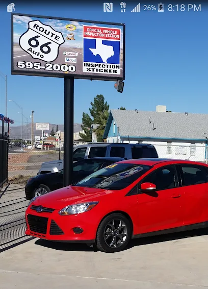 Route 66 Auto storefront