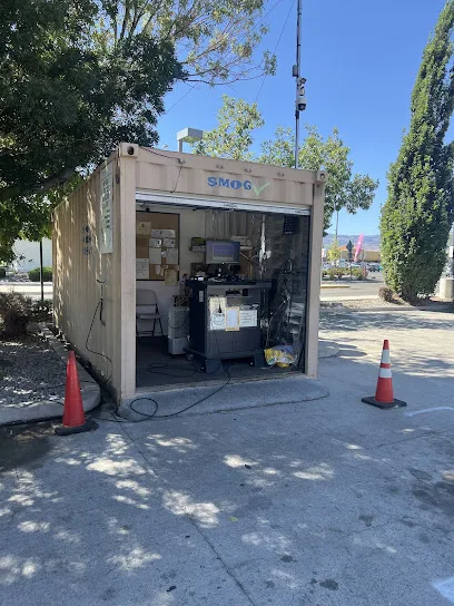 Smog check inspection station storefront