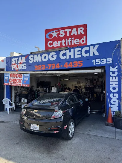 Star Plus Smog storefront