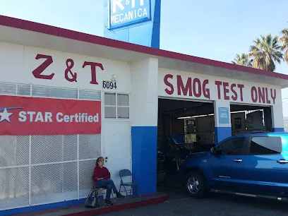 Z AND T SMOG TEST ONLY *STAR CERTIFIED* storefront